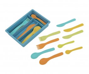 Set Posate Giocattolo Bioplastica