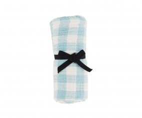 Muselina Bianca Swaddle Vichy Ecru Bleu Talla L
