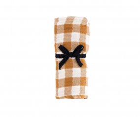 Muselina Bianca Vichy Caramel Talla M