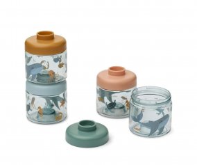Pack 4 Dispensadores de Comida Dominique Sea Creature/Sandy