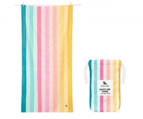 Toalla Playa Large Microfibra Summer Coastal Candy Personalizable