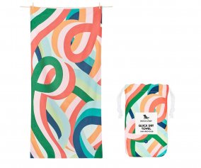 Toalla Playa Large Microfibra Summer Fruit Loops Personalizable