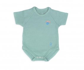 Body Beb (0-36meses) Manga Corta Warm Eucalyptus