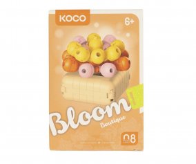 Construccin Mini KOCO Planta Suculenta Naranja 130 Piezas