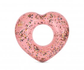 Gonfiabile Ring Multi Heart Transparent