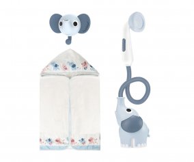 Set Bao Ducha Elefante y Capa Azul