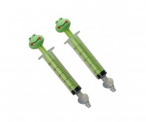 Conjunto de 2 seringas nasais Frog