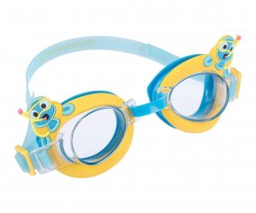 Occhiali Nuoto Junior Cartoon Kids Moko Giallo