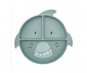 Piatto Silicone Divisorio Trixie Mrs.Shark