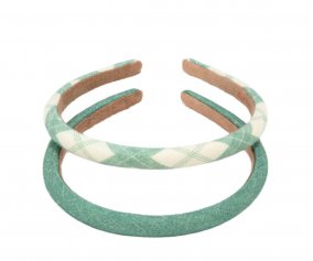 Set de 2 Diademas Fern Plaid