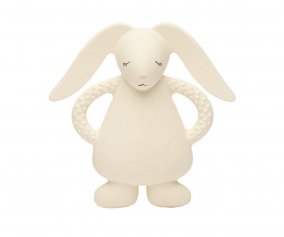 Dentarello Gomma Naturale Coniglietto Cream
