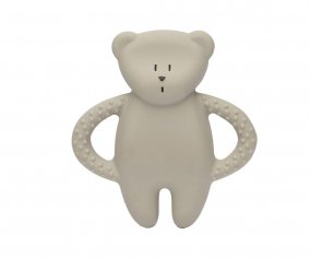 Dentarello Gomma Naturale Orsetto Grey