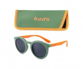 Occhiali da Sole Flessibili Verde-Arancio (6-12 anni)
