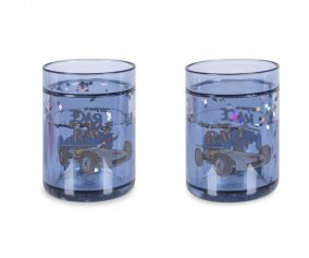 Pack 2 Vasos Glitter Race