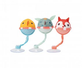 3 Palline da Bagno con Ventosa