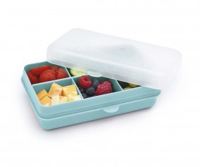 Caja Snackle 6 Compartimentos Blue