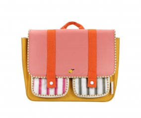 Mochila Escolar Sticky Lemon Coral Pink+Submarine Yellow