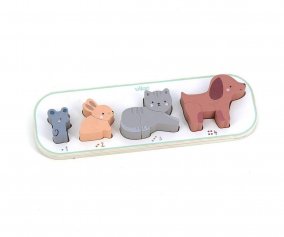 1,2,3 Puzzle Animales Aprendo a Contar