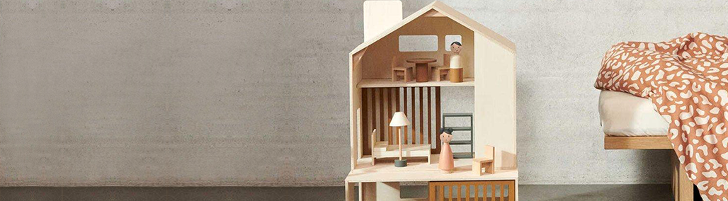 Casas de madera para muñecas