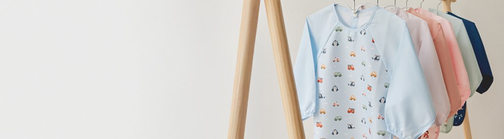 Baby Bibs with Sleeves